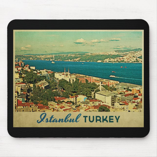 Mousepad Vintage Istambul Turquia (Frente)