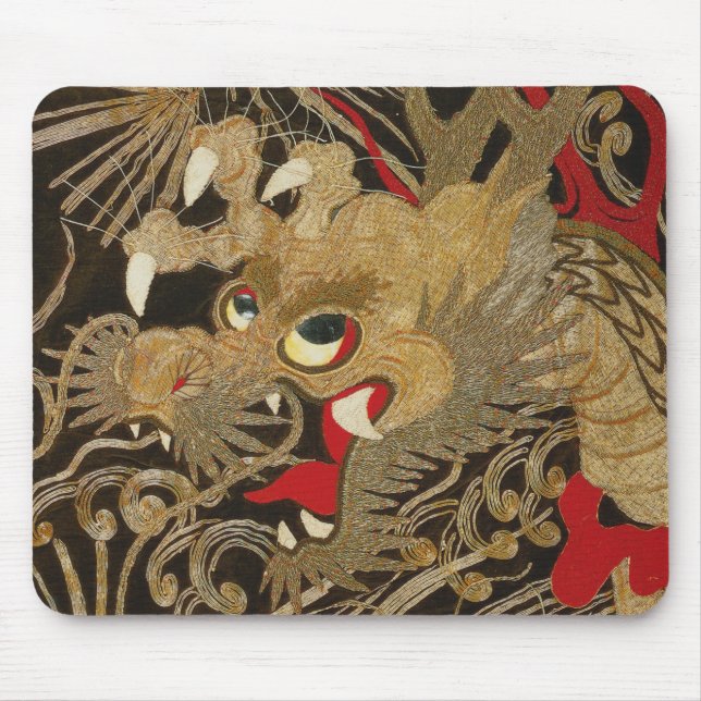 Mousepad Vintage Japonês Dragon (Frente)