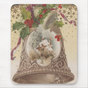 Mousepad Vintage Joyous Bell de Natal