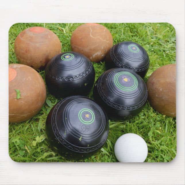 Mousepad Vintage Lawn Bowls (Frente)