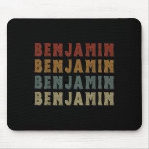 Mousepad Vintage Legal Benjamin Primeiro Nome Engraçado Amo