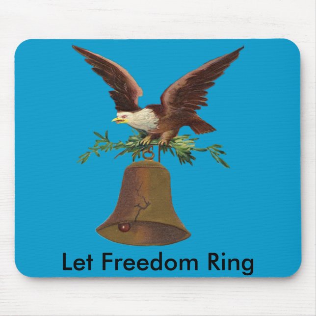 Mousepad Vintage Let Freedom Ring (Frente)