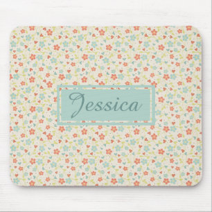Mousepad Vintage Light Primavera Bonito Floral Personalizad