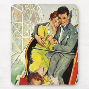 Mousepad Vintage Love and Romance, Roller Porta copos Ride