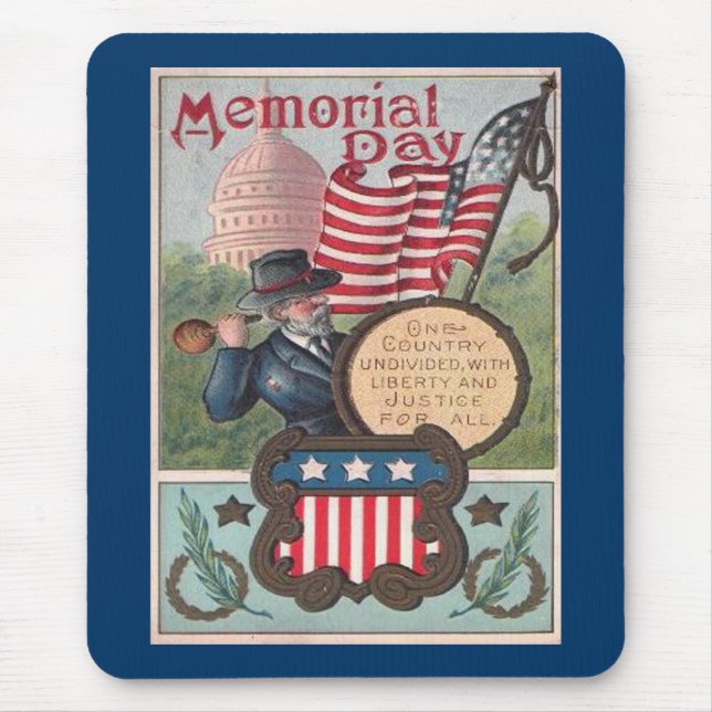 Mousepad Vintage Memorial Day - Um País (Frente)