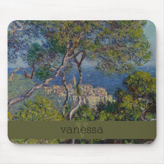 Mousepad Vintage Monet Monogramas (Frente)