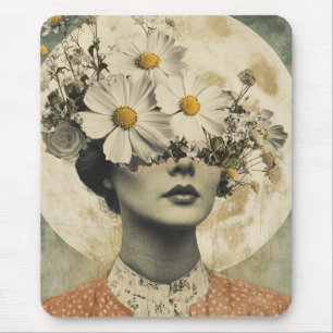 Mousepad Vintage Moonlit - Boho Vintage Elegance