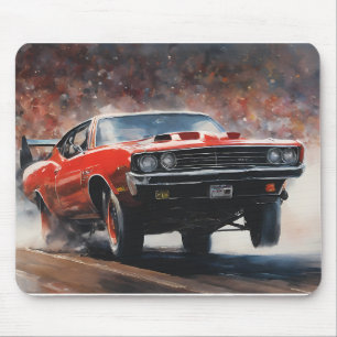 Mousepad Vintage Musculoso Carro