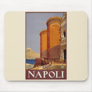Mousepad Vintage Napoli Poster - Itália