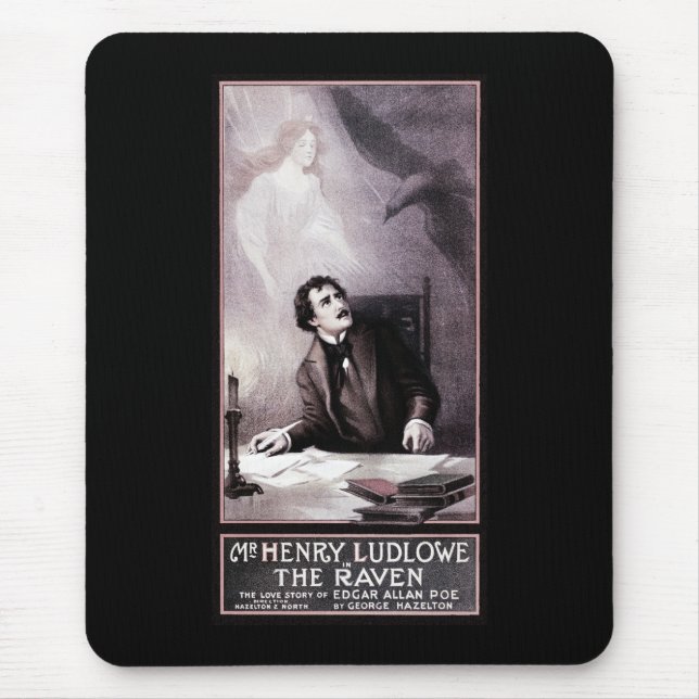 Mousepad Vintage O Teatral Raven (Frente)