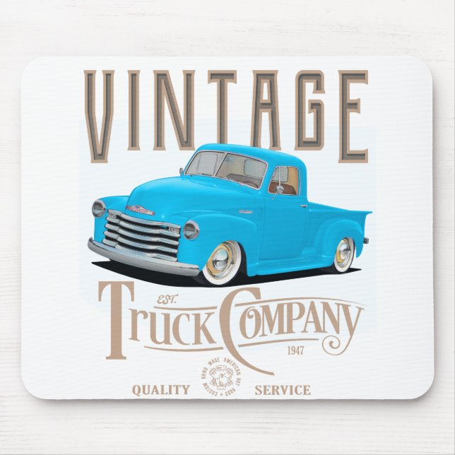 Mousepad Vintage Old Truck Compnay (Frente)