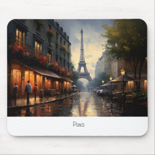Mousepad Vintage outono em Paris França