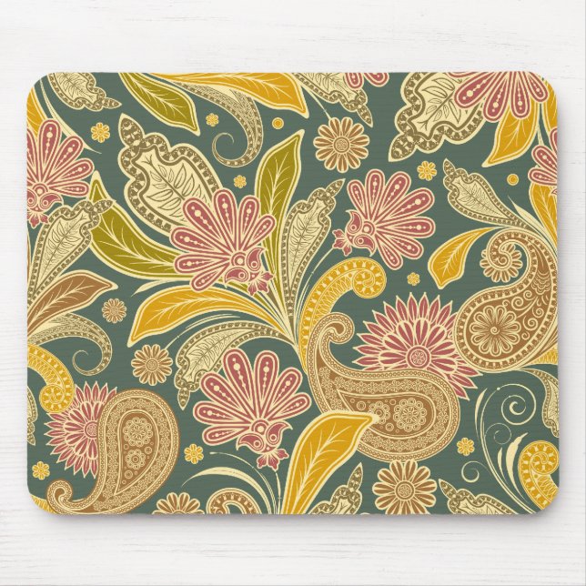 Mousepad Vintage Paisley (Frente)