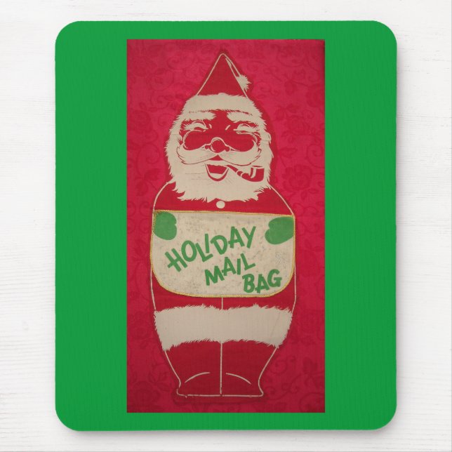 Mousepad Vintage Papais noeis Mail Bag (Frente)