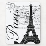Mousepad Vintage Paris & etiqueta da torre Eiffel<br><div class="desc">Precise projetar? Tenha uma outra cor na mente? Contacte Beth em 5178designs@gmail.com e envie seu pedido. Você obterá uma resposta rápida! Você pode personalizar todo o artigo adicionando seus próprios texto, imagens e/ou design. Todo o design é protegido sob Copyright 2009 5178 do ACHADO OOPSY do design | Beth Dunn...</div>