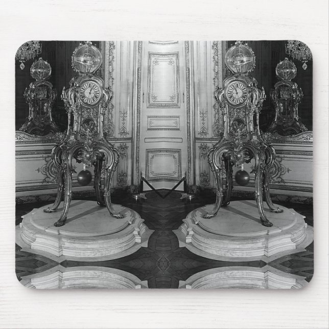 Mousepad Vintage Paris Palace Versalhes relógio astronômico (Frente)