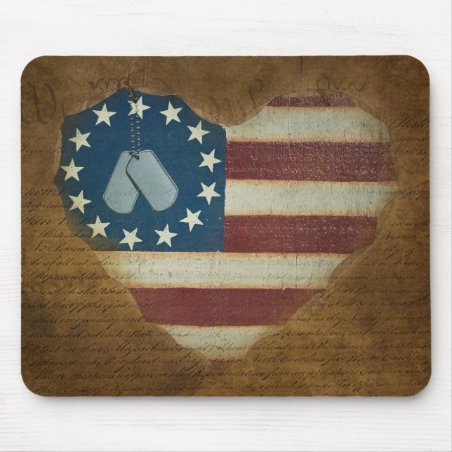 Mousepad Vintage Patriotismo (Frente)