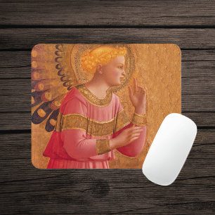 Mousepad Vintage Pink Ouro Christian Angel