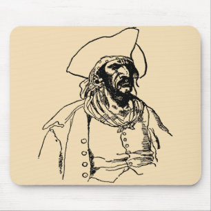 Mousepad Vintage Pirates, um desenho de Buccaneer de Howard