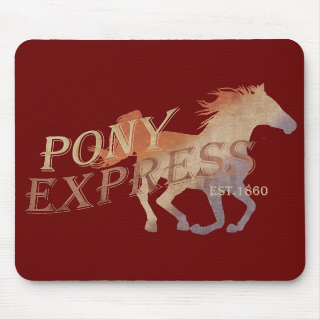 Mousepad Vintage Pony Express (Frente)