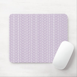 Mousepad Vintage Purple White Ayame Japan Bishamon Patterno