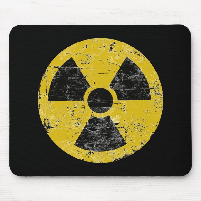 Mousepad Vintage radioativo (Frente)