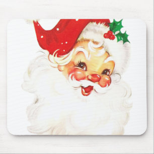 Mousepad Vintage Retro Jolly Old Papai Noel Natal