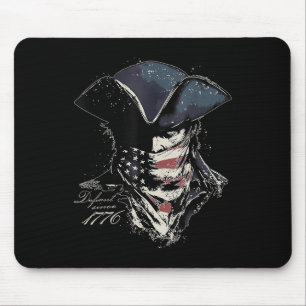 Mousepad Vintage Retro Patriot Defiant Desde 1776 Us Flag 4