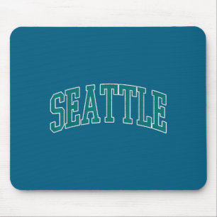 Mousepad Vintage seattle design vintage homens mulheres cri