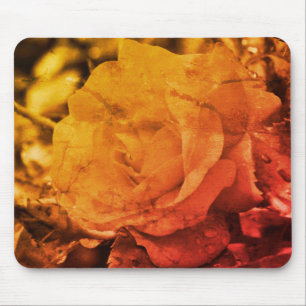 Mousepad Vintage Sepia Rosa Flower