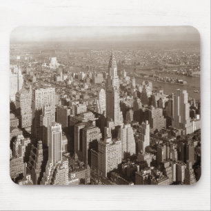Mousepad Vintage Sepia Tone New York