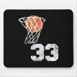 Mousepad Vintage Sketll Jersey Número 33 Player