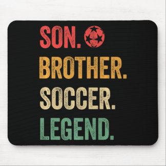Mousepad Vintage Son Brother Soccer Legend Retro Boys Socc 