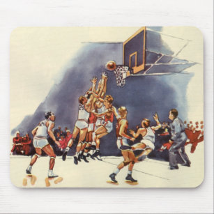 Mousepad Vintage Sports Basball, Jogadores em um Jogo