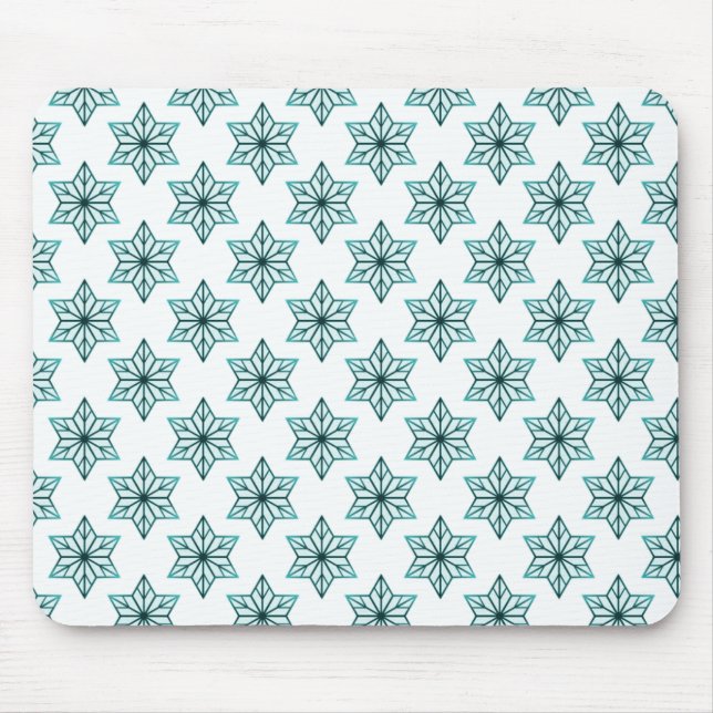 Mousepad Vintage Starburst Mousepad, Teal (Frente)