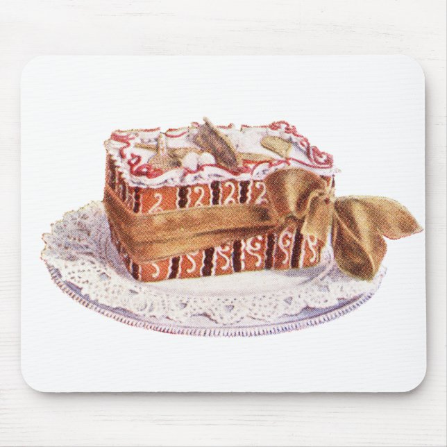 Mousepad Vintage Sweets Dessert (Frente)