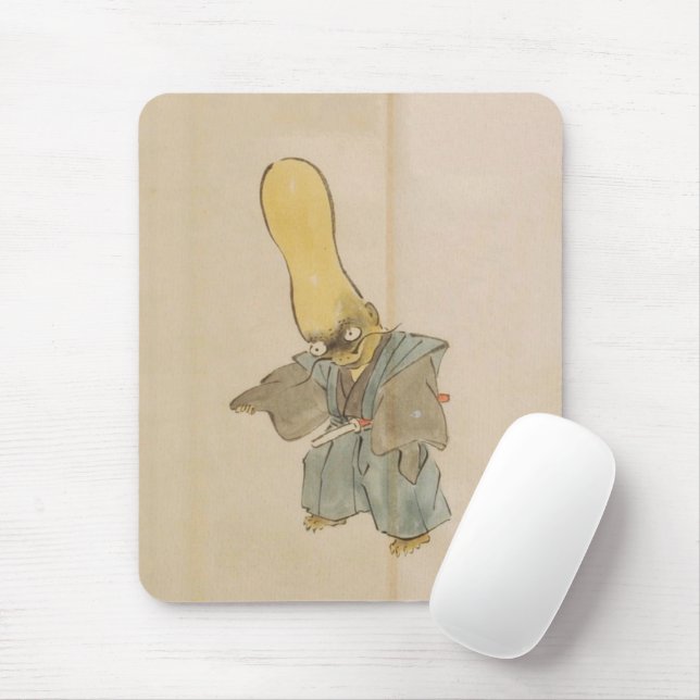 Mousepad Vintage Swordsman de Cabeça Grande Yokai (Com mouse)