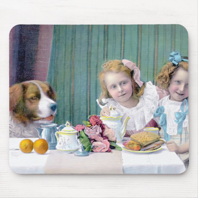 Mousepad Vintage Tea Party (Frente)
