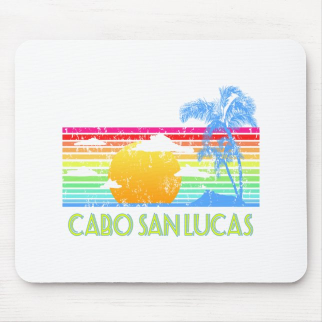 Mousepad Vintage Tropical Cabo San Lucas (Frente)