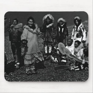 Mousepad Vintage USA Alaska Eskimo Dançarinos