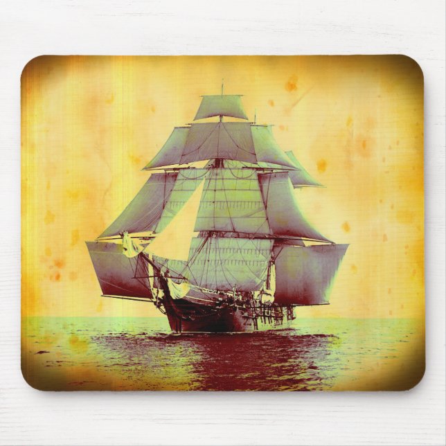 Mousepad Vintage USS Monongahela - Carregador de Mouse (Frente)