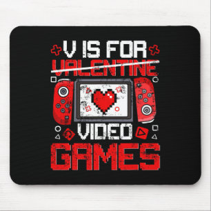 Mousepad Vintage V É Para Videos games Gamer Valen