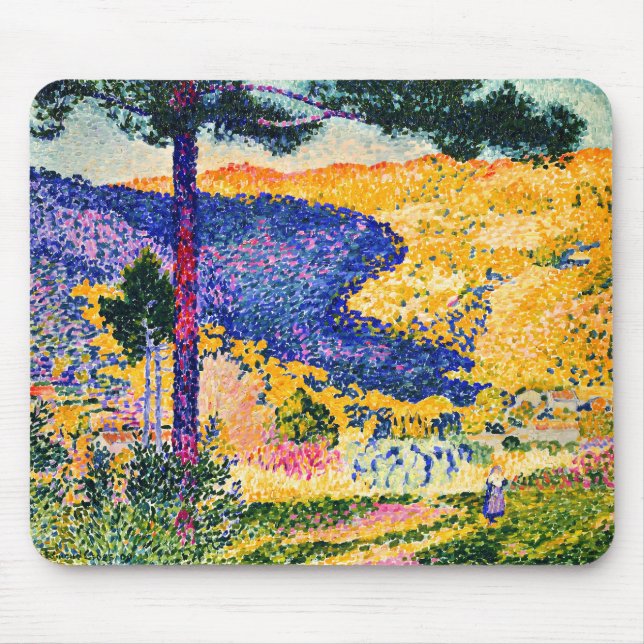Mousepad Vintage Valley com pintura de Fir (Frente)
