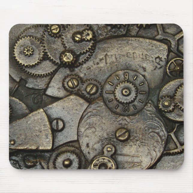 Mousepad Vintage Watch Gear Mecanismo (Frente)
