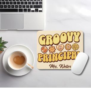 Mousepad Vintage Wavy Retro Personalizado "Groovy Principal