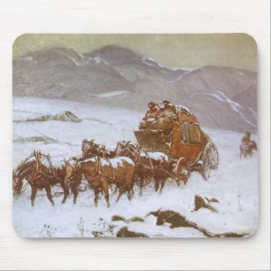 Mousepad Vintage West, porque o correio estava atrasado por