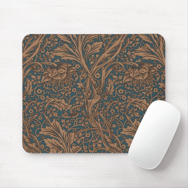 Mousepad Vintage William Morris Arcadia Sem Costura Total (Com mouse)