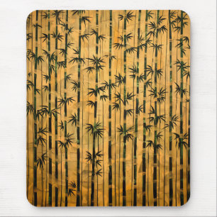 Mousepad Vintage Zen Forest Bamboo