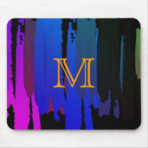 Mousepad Vintagem de Arte por Aquarela Pintada com abstrato