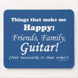 Mousepad Violão me faz feliz